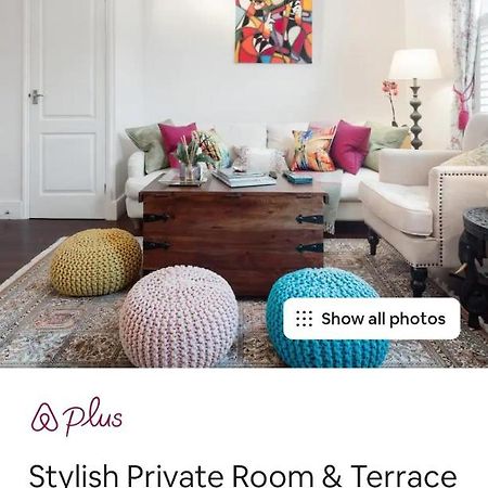 Stylish Room With Private Bath & Terrace In Super Central Clapham Junction Minutes From Victoria, Waterloo 伦敦 外观 照片